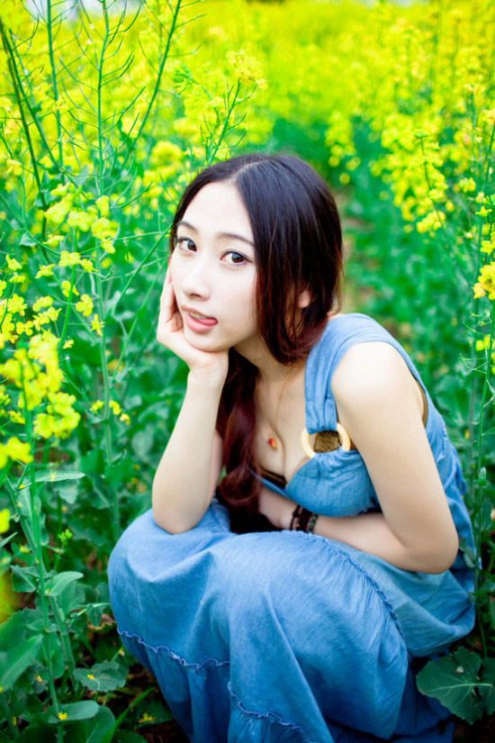 油菜花里面的she